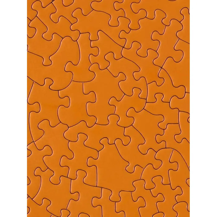 Flat Orange 81 Piece Round Jigsaw Puzzle Le Puzz - for just $24.99! 