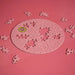 Flat Pink Grapefruit 81 Piece Round Jigsaw Puzzle Le Puzz - for just $24.99! 
