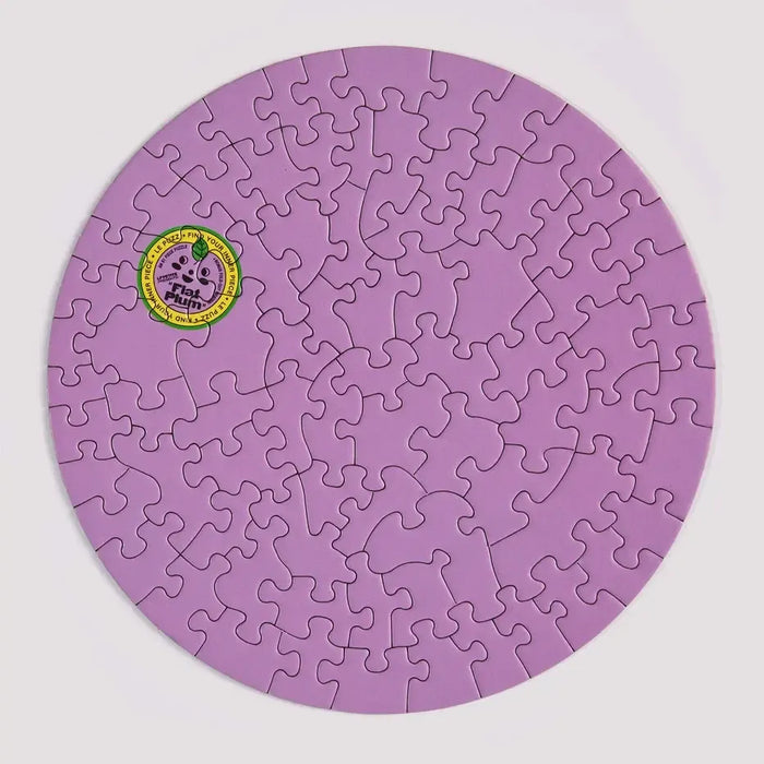 Flat Plum 81 Piece Round Jigsaw Puzzle Le Puzz - for just $24.99! 