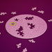 Flat Plum 81 Piece Round Jigsaw Puzzle Le Puzz - for just $24.99! 