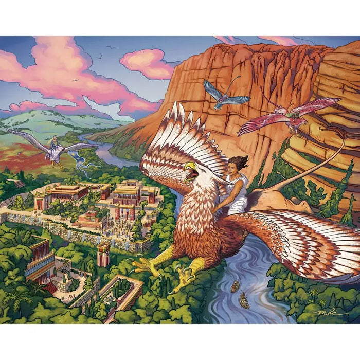 Flight of the Griffins 500 Piece Jigsaw Puzzle Boardwalk - for just $21.99! 