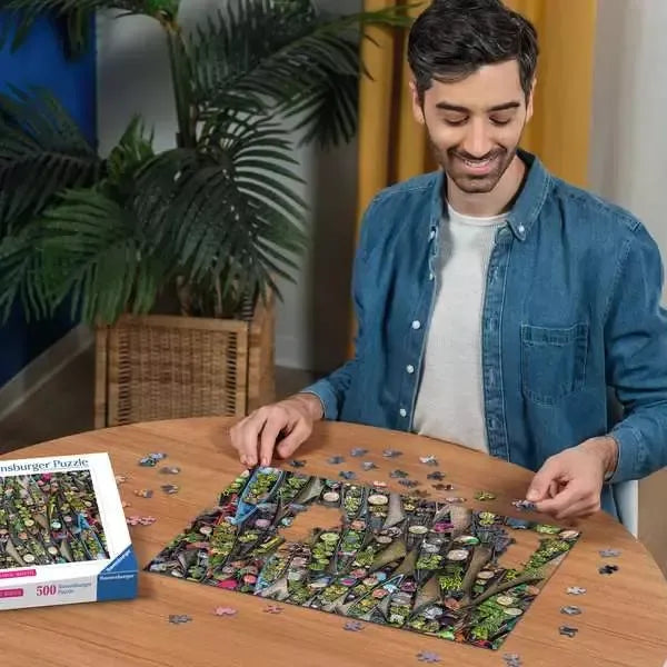 Floating Market Indonesia 500 Piece Jigsaw Puzzle Ravensburger - for just $19.99! 