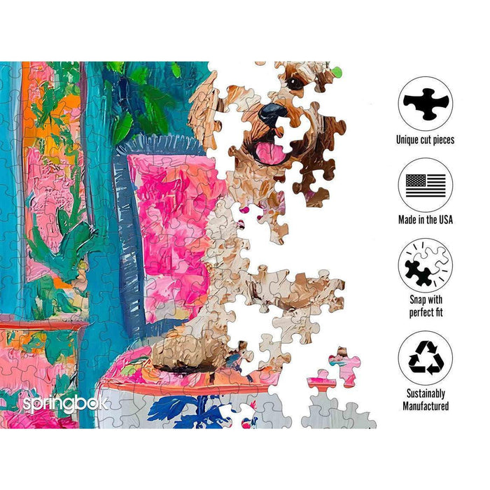 Floral Companions 500 Piece Jigsaw Puzzle Springbok - for just $17.99! 