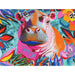 Floral Hippo Pop 500 Piece Jigsaw Puzzle Springbok - for just $17.99! 