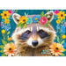 Floral Raccoon 1000 Piece Jigsaw Puzzle Enjoy - for just $24.99! 