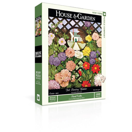 Floral Trellis 1000 Piece Jigsaw Puzzle NYPC - for just $28.99! 