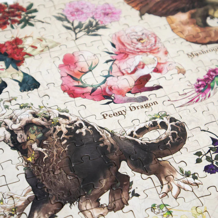 The Field Guide to Floral Dragons - Floral Dragons 1000pc Puzzle - for just $19.99! 