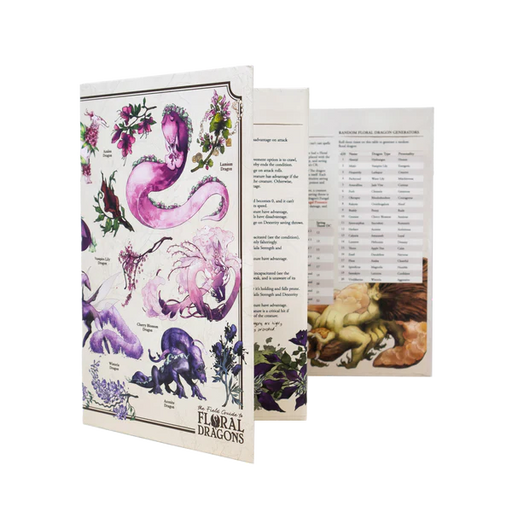 The Field Guide to Floral Dragons - Game Master Screen - for just $14.99! 