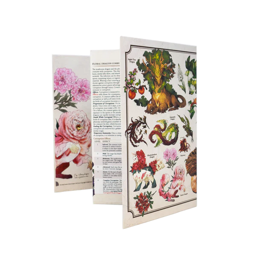 The Field Guide to Floral Dragons - Game Master Screen - for just $14.99! 