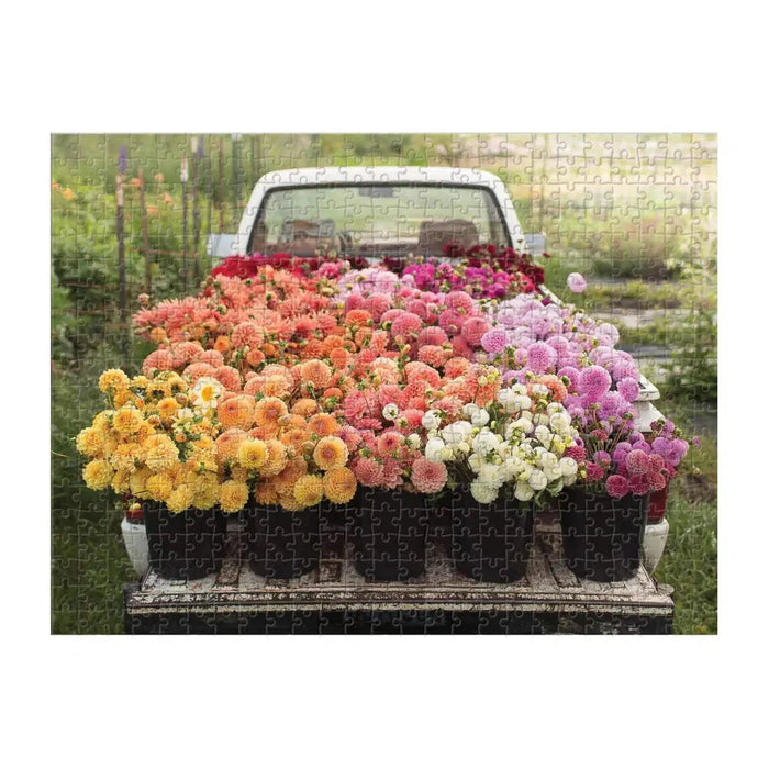 Floret Farm's Cut Flower Garden Double-Sided 500 Piece Jigsaw Puzzle Galison - for just $17.99! 