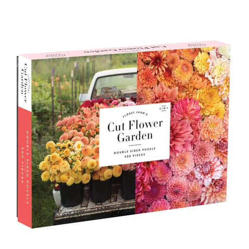 Floret Farm's Cut Flower Garden Double-Sided 500 Piece Jigsaw Puzzle Galison - for just $17.99! 