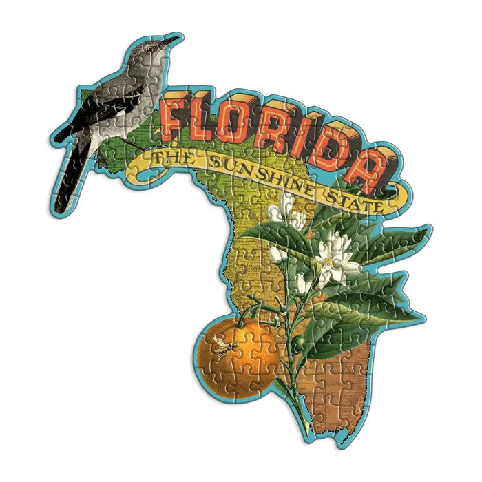 Florida 100 Piece Mini Shaped Jigsaw Puzzle Galison - for just $7.99! 