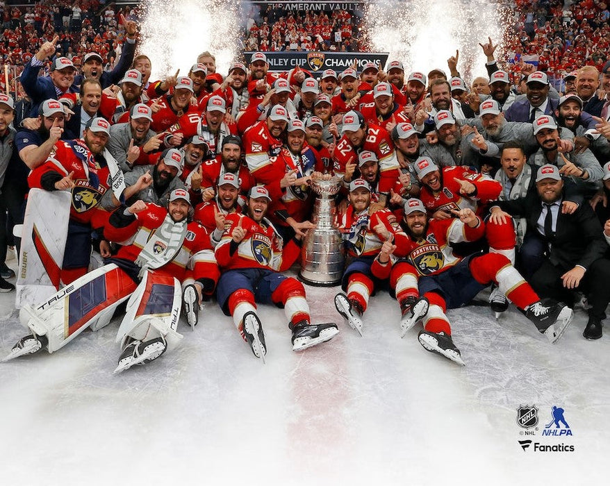 Florida Panthers 2024 Stanley Cup Champions Team Celebration 8" x 10" Hockey Photo - for just $9.99! 