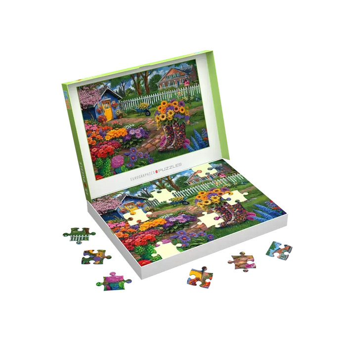Flower Boots 48 Connecting Pieces Jigsaw Puzzle Eurographics - for just $19.99! 
