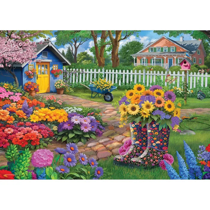 Flower Boots 48 Connecting Pieces Jigsaw Puzzle Eurographics - for just $19.99! 