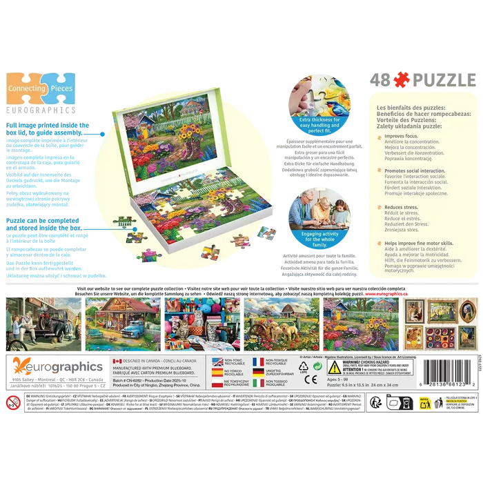 Flower Boots 48 Connecting Pieces Jigsaw Puzzle Eurographics - for just $19.99! 