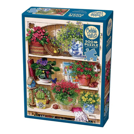 Flower Cupboard 500 Piece Jigsaw Puzzle Cobble Hill - for just $17.99! 