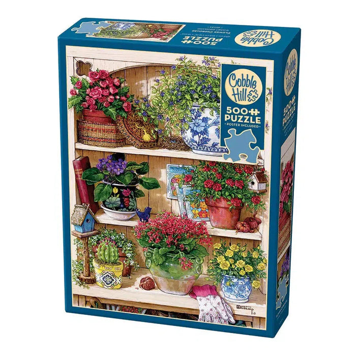 Flower Cupboard 500 Piece Jigsaw Puzzle Cobble Hill - for just $17.99! 