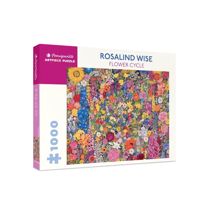 Flower Cycle by Rosalind Wise 1000 Piece Jigsaw Puzzle Pomegranate - for just $24.99! 