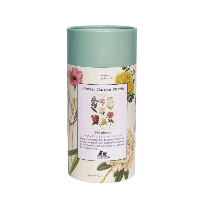 Flower Garden 500 Piece Jigsaw Puzzle 123 Farm - for just $21.99! 