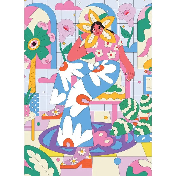 Flower Girl 1000 Piece Jigsaw Puzzle Puzzledly - for just $24.99! 
