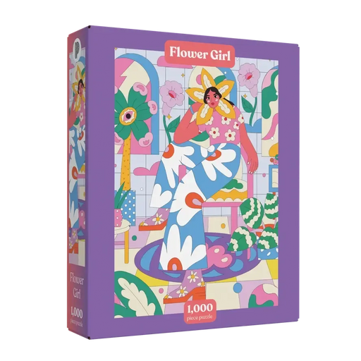 Flower Girl 1000 Piece Jigsaw Puzzle Puzzledly - for just $24.99! 