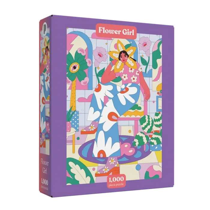 Flower Girl 1000 Piece Jigsaw Puzzle Puzzledly - for just $24.99! 