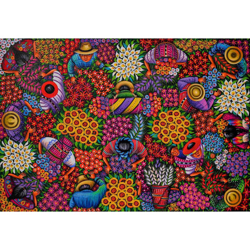 Flower Harvest 500 Piece Premium Jigsaw Puzzle Art & Fable - for just $27.99! 