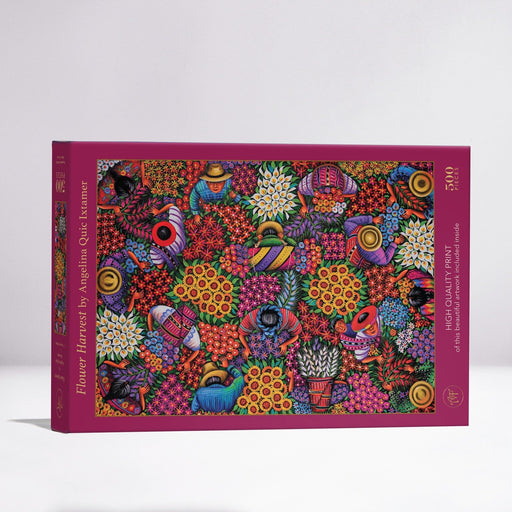 Flower Harvest 500 Piece Premium Jigsaw Puzzle Art & Fable - for just $27.99! 