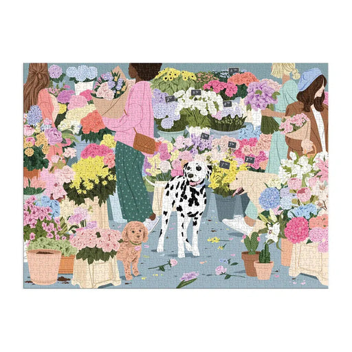 Flower Market 1000 Piece Jigsaw Puzzle Galison - for just $19.99! 