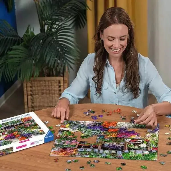 Flower Market France 500 Piece Jigsaw Puzzle Ravensburger - for just $19.99! 