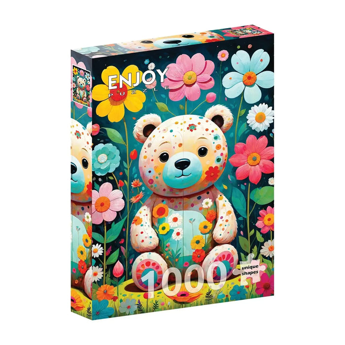 Flower Teddy 1000 Piece Jigsaw Puzzle Enjoy - for just $24.99! 