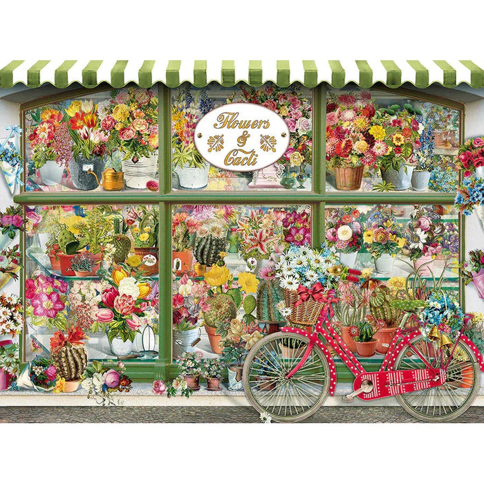Flowers & Cacti Shop 275 Large Piece Jigsaw Puzzle Cobble Hill - for just $17.99! 