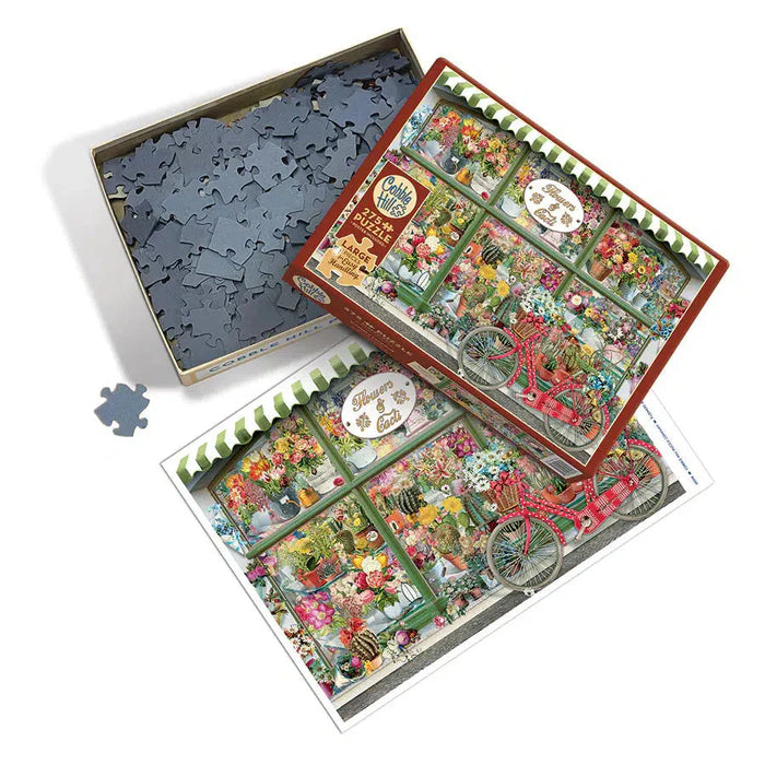 Flowers & Cacti Shop 275 Large Piece Jigsaw Puzzle Cobble Hill - for just $17.99! 
