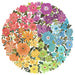Flowers "Circle of Colors" 500 Piece Round Jigsaw Puzzle Ravensburger - for just $19.99! 