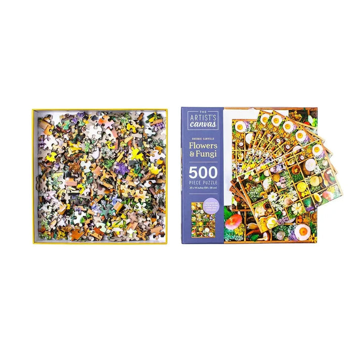 Flowers & Fungi 500 Piece Jigsaw Puzzle Insights - for just $17.99! 