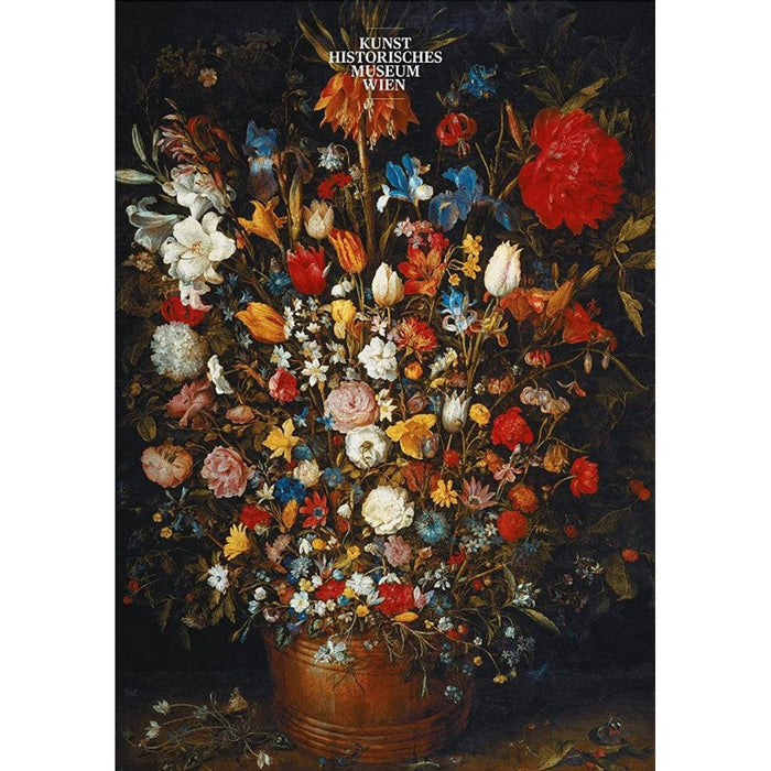 Flowers in a Wooden Vessel 1000 Piece Jigsaw Puzzle Piatnik - for just $24.99! 
