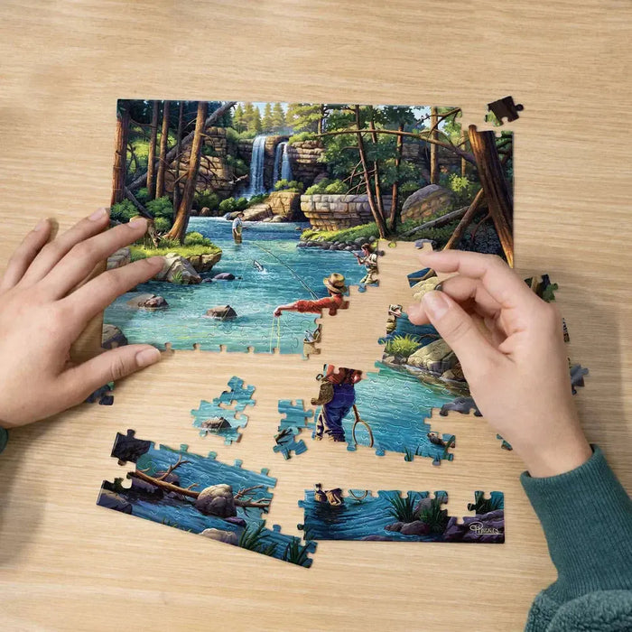 Fly Fishing 210 Piece Jigsaw Puzzle Boardwalk - for just $11.99! 