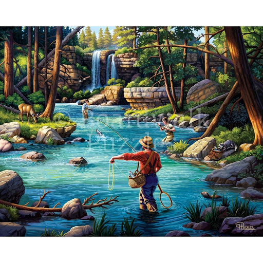 Fly Fishing 500 Piece Jigsaw Puzzle Boardwalk - for just $21.99! 