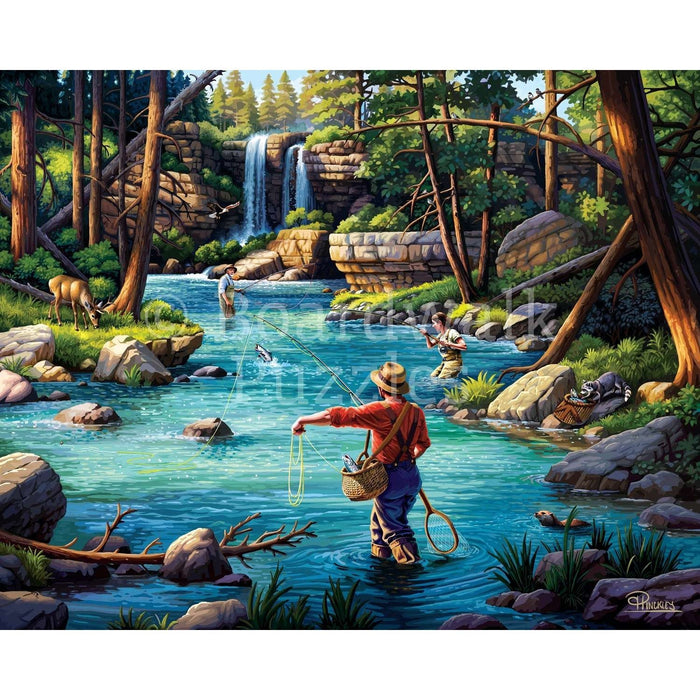 Fly Fishing 500 Piece Jigsaw Puzzle Boardwalk - for just $21.99! 