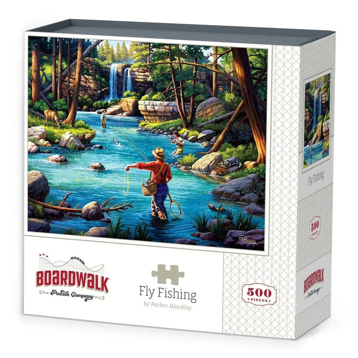 Fly Fishing 500 Piece Jigsaw Puzzle Boardwalk - for just $21.99! 