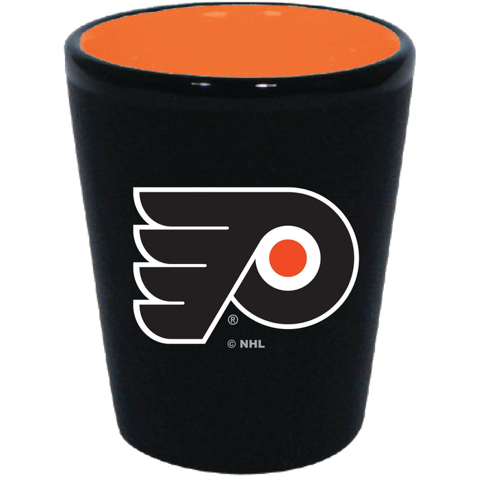 Philadelphia Flyers Matte Black/Inner Color Shot Glass - for just $9.99! 