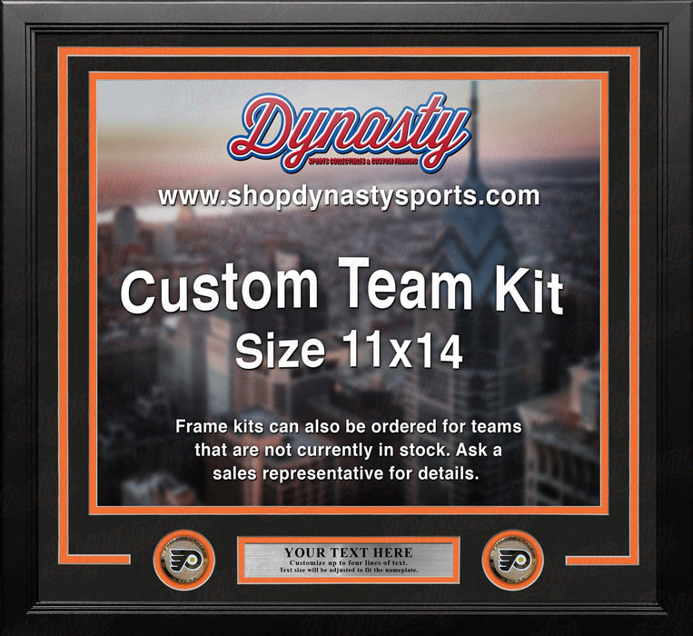 Philadelphia Flyers Custom NHL Hockey 11x14 Picture Frame Kit (Multiple Colors) - for just $39.99! 
