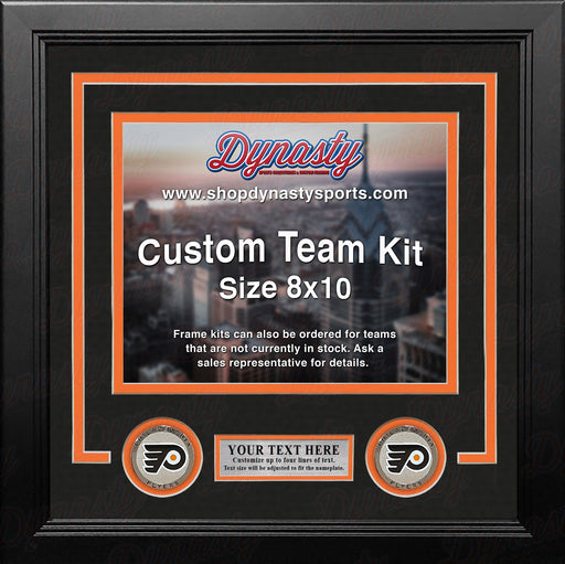 Philadelphia Flyers Custom NHL Hockey 8x10 Picture Frame Kit (Multiple Colors) - for just $29.99! 