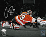 Carter Hart Blackout Philadelphia Flyers Autographed NHL Hockey Photo - for just $29! 