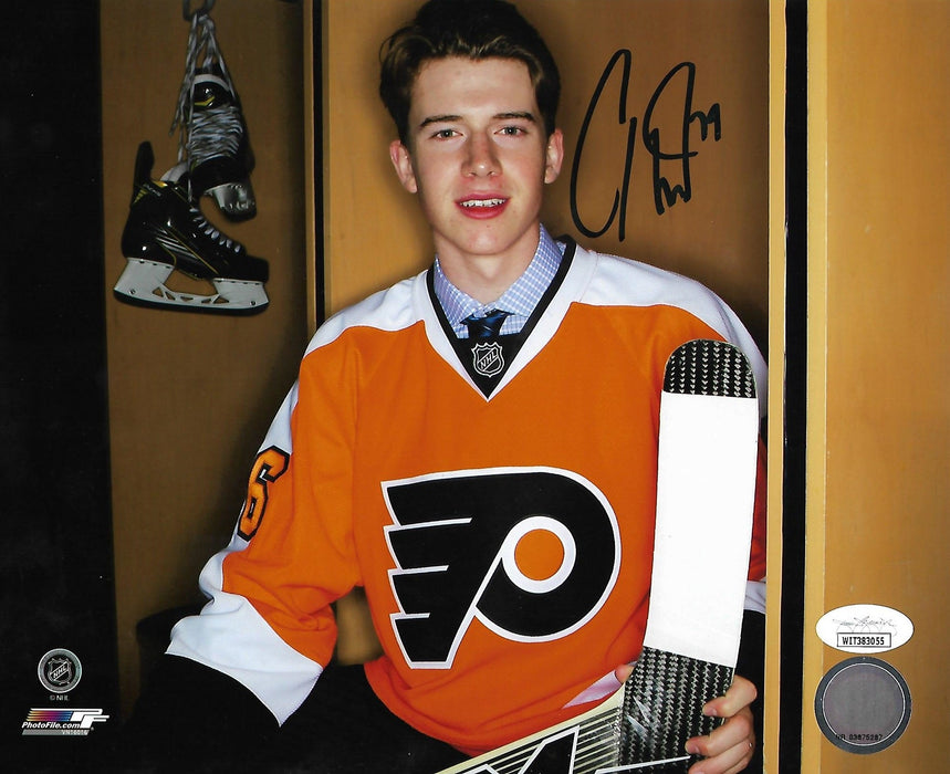 Carter Hart Locker Room Philadelphia Flyers Autographed 8" x 10" Hockey Photo - for just $29! 