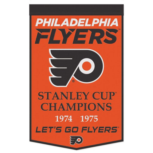 Philadelphia Flyers 24" x 38" Primary Wool Banner - for just $99.99! 