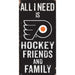 Philadelphia Flyers Hockey and My Dog Wooden Sign - for just $14.99! 