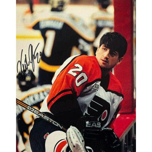 Keith Jones in Action Philadelphia Flyers Autographed 8" x 10" Hockey Photo - Premium Autographed Hockey Photos - Just $39.99! Shop now at Retro Gaming of Denver