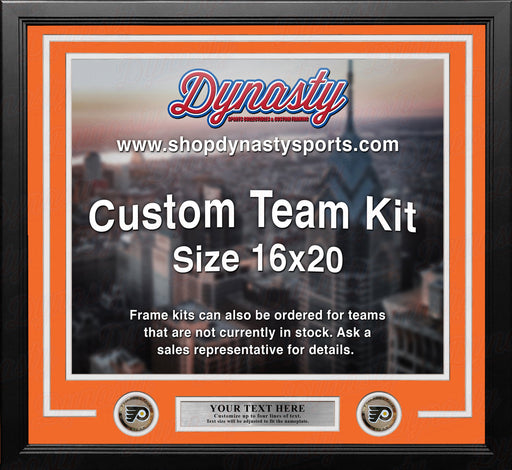 Philadelphia Flyers Custom NHL Hockey 16x20 Picture Frame Kit (Multiple Colors) - for just $49.99! 